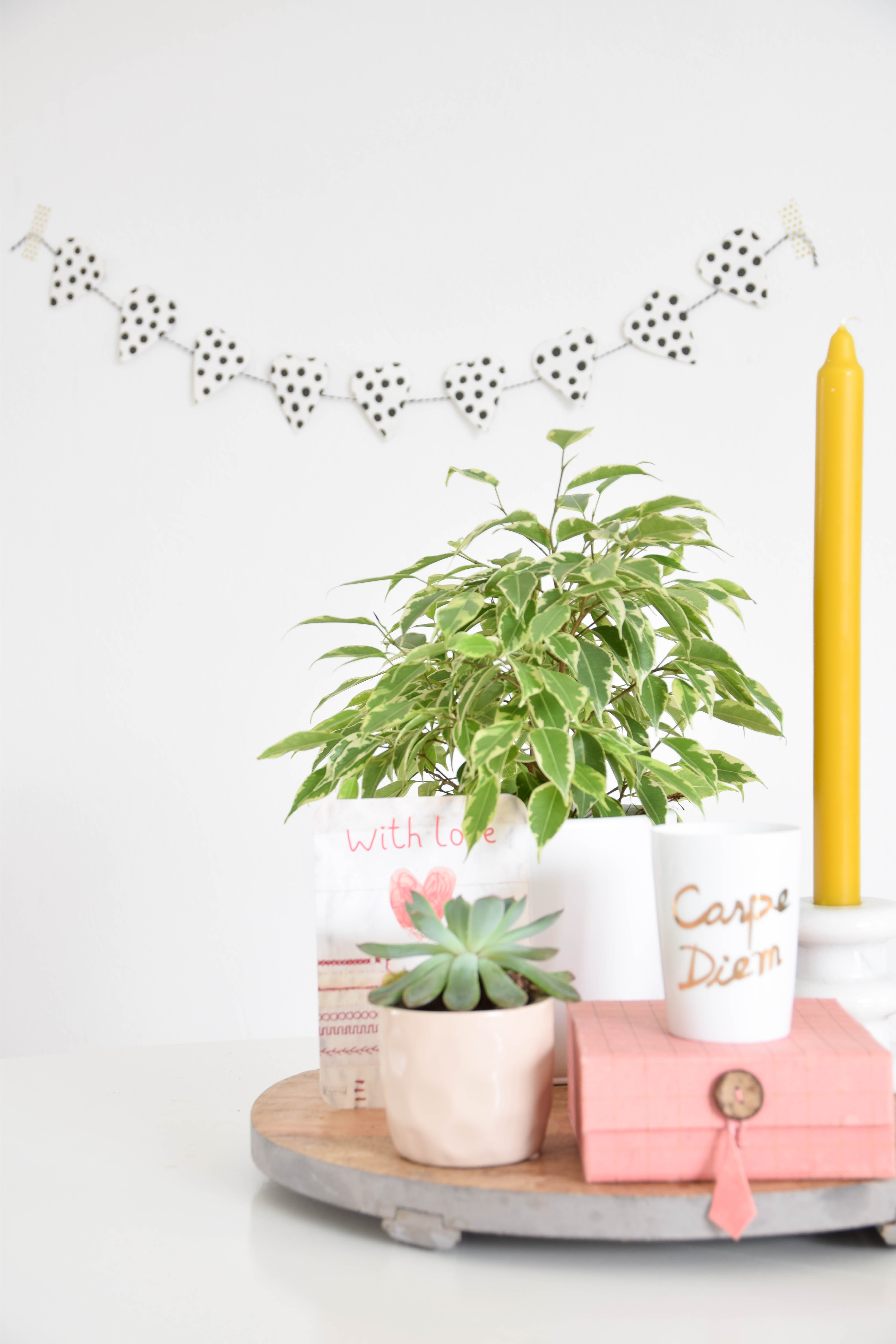 diy valentijnsslinger versiering