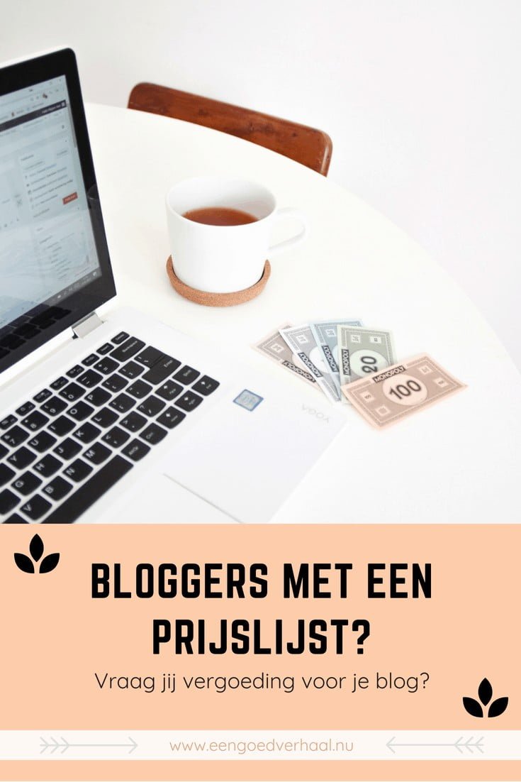 prijslijst bloggers