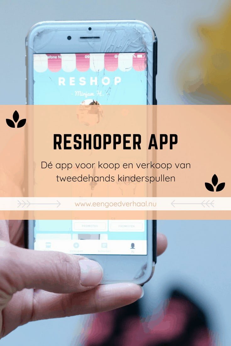 telefoon app verkoop kinderkleding