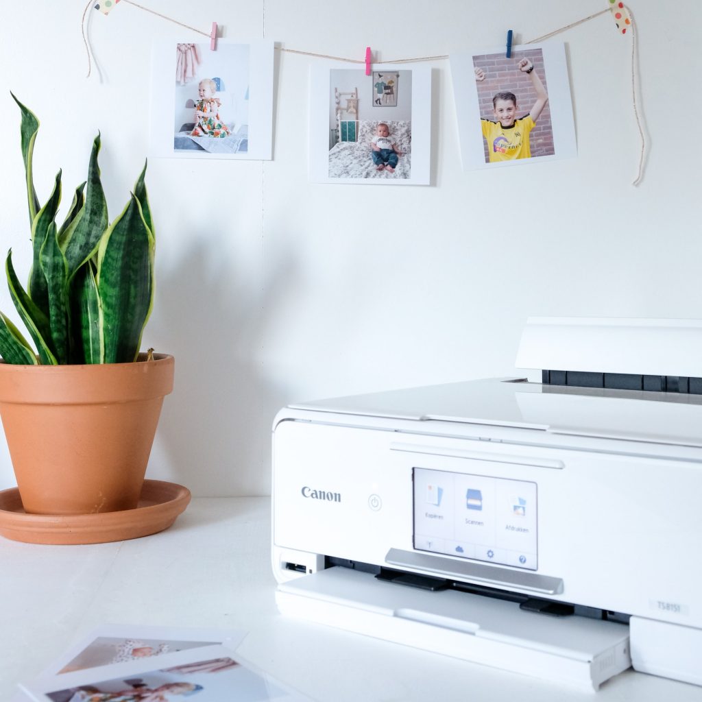 foto's printen vanaf mobiel met canon pixma fotoprinter