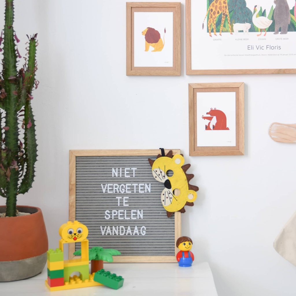 quotes voor de kinderkamer letterbord en lightbox