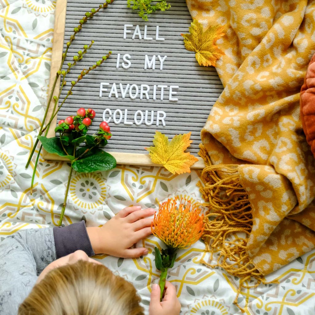 herfst quotes letterbord