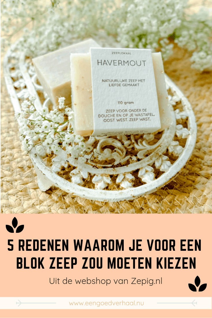 blok zeep is duurzaam