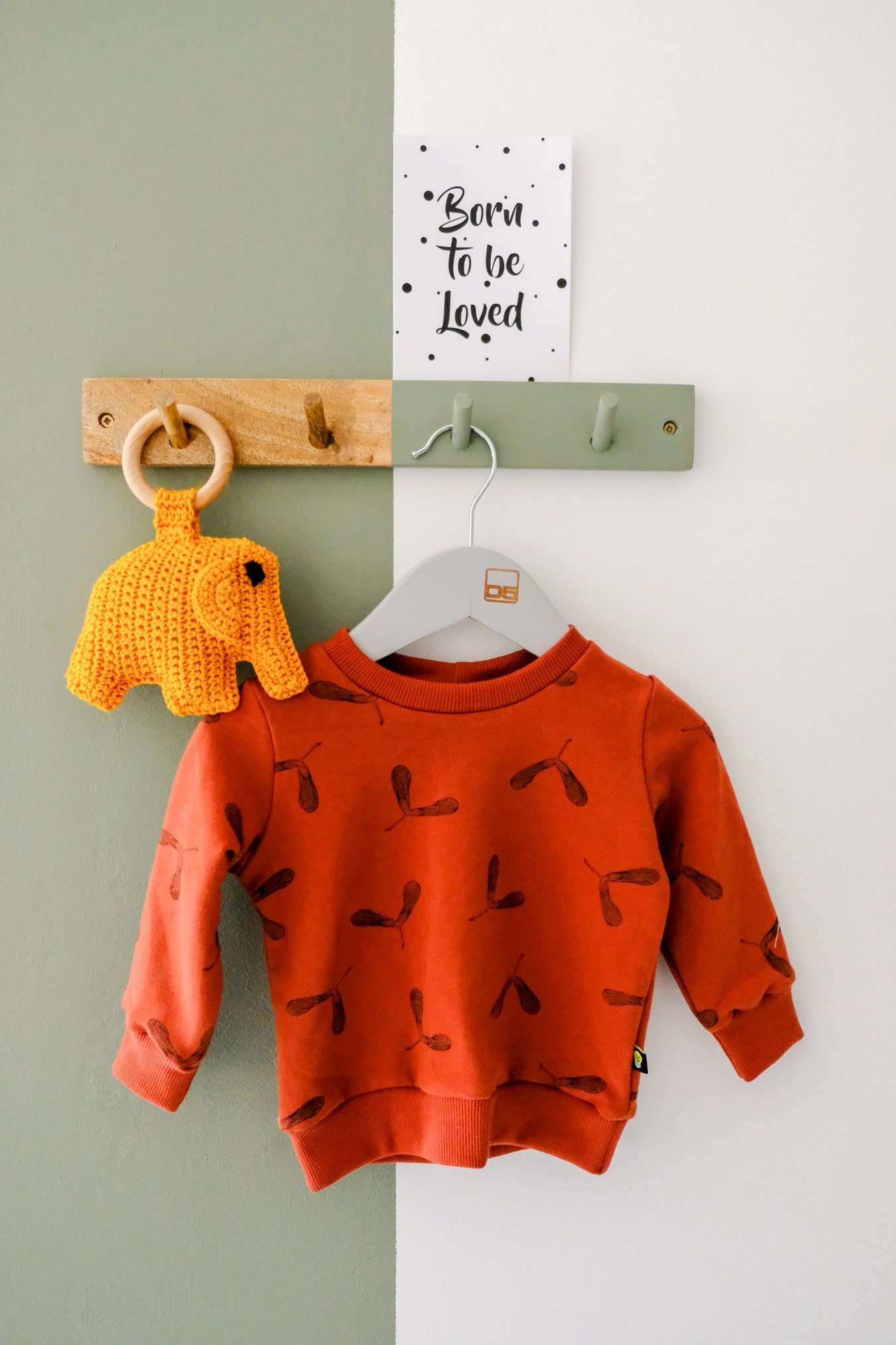 stoere babykamer jongen met groen