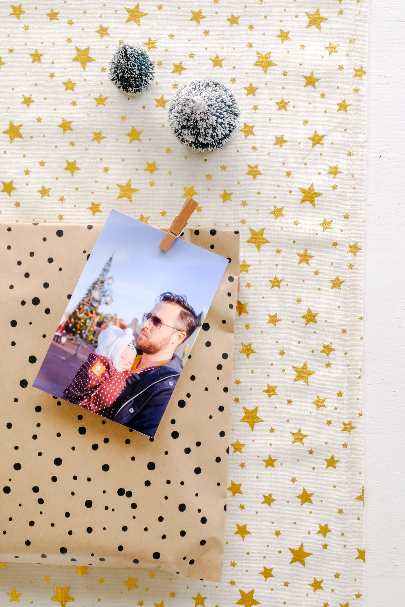 foto aan kerstcadeau