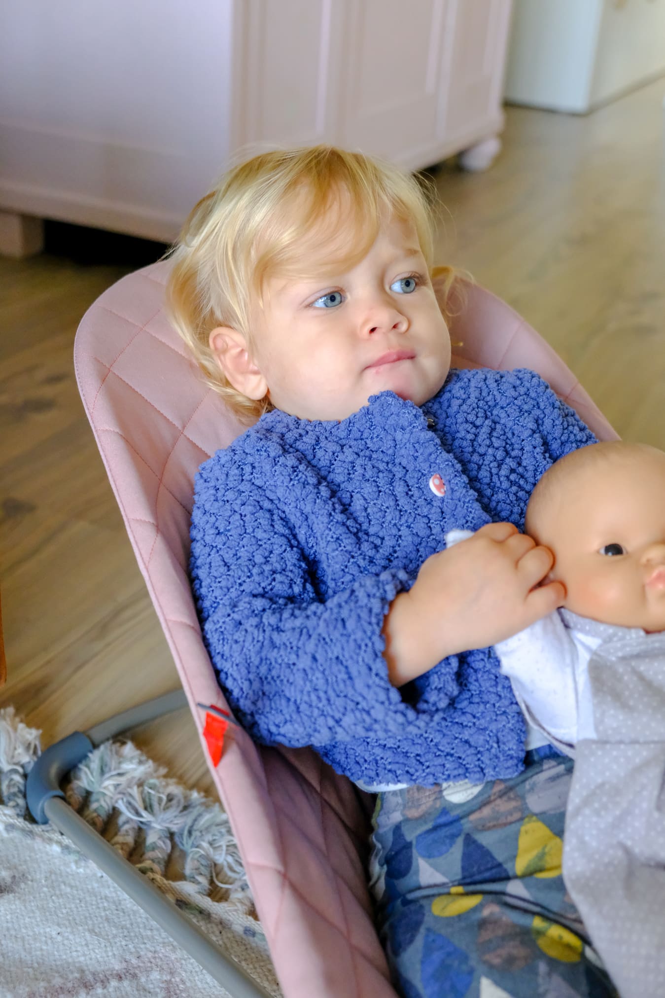 babybjorn bouncer bliss pink