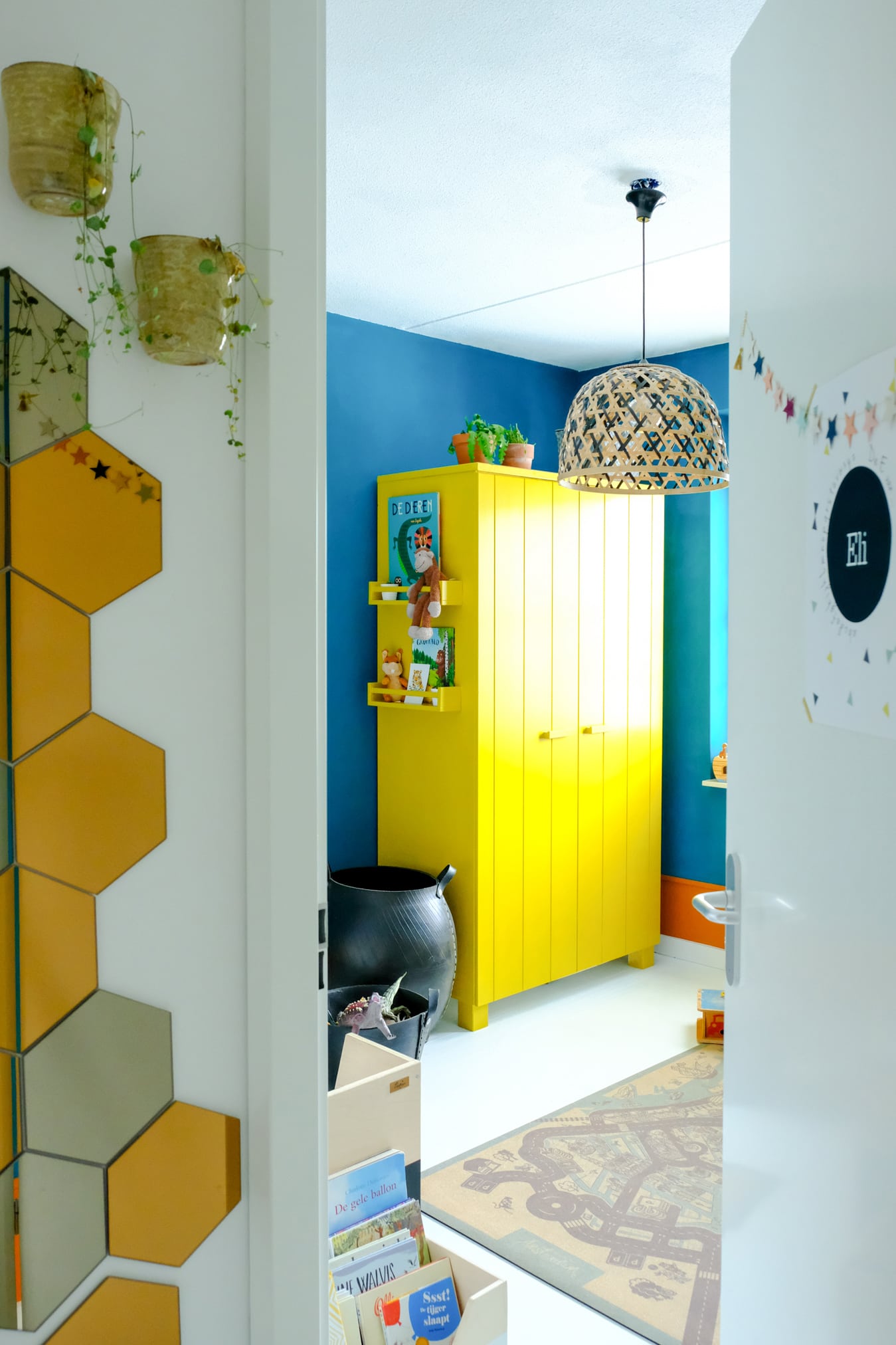 kleurrijke peuterkamer met flexa creations