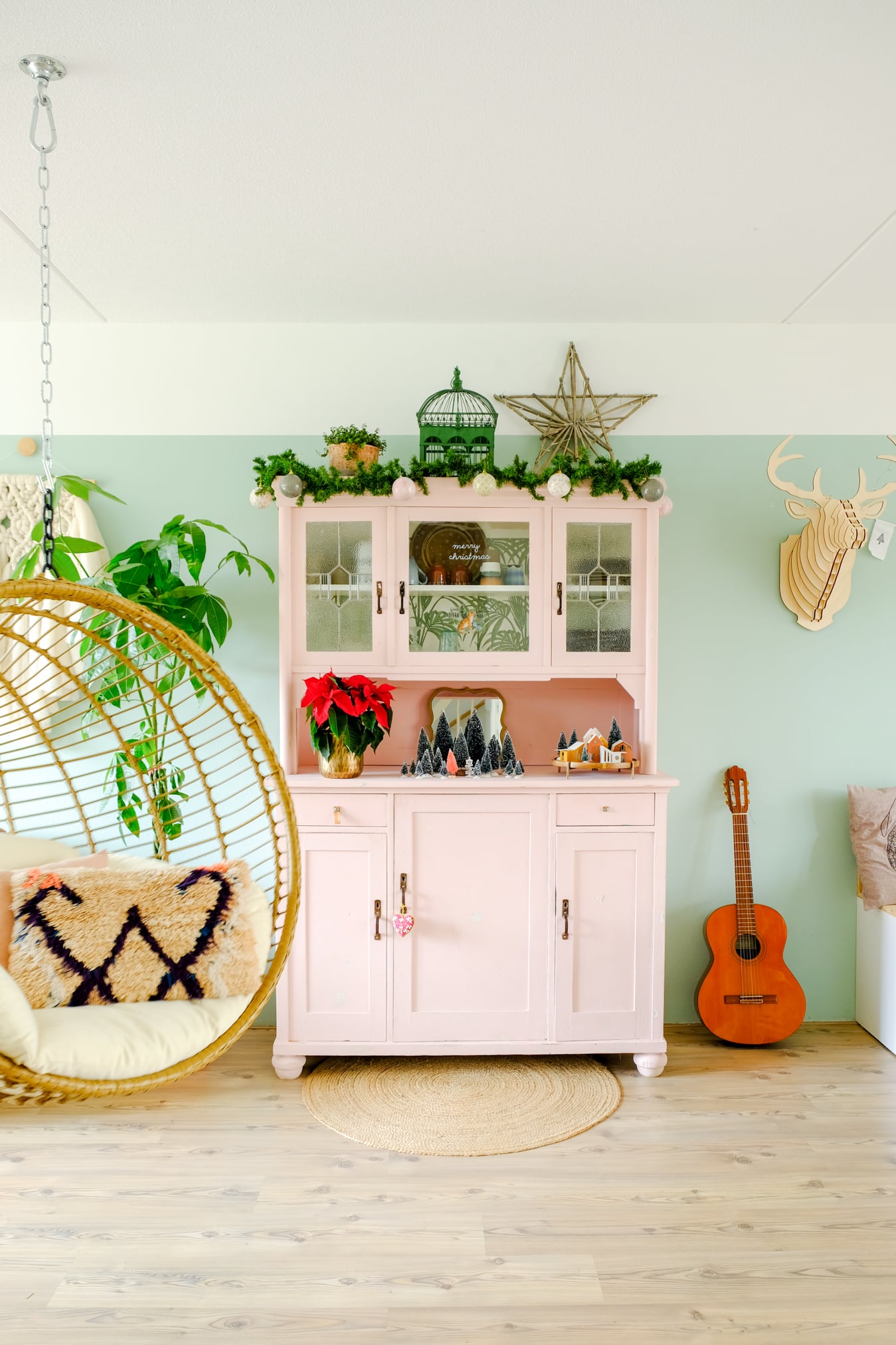 kerstversiering buffetkast