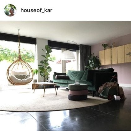 hangstoel woonkamer insta