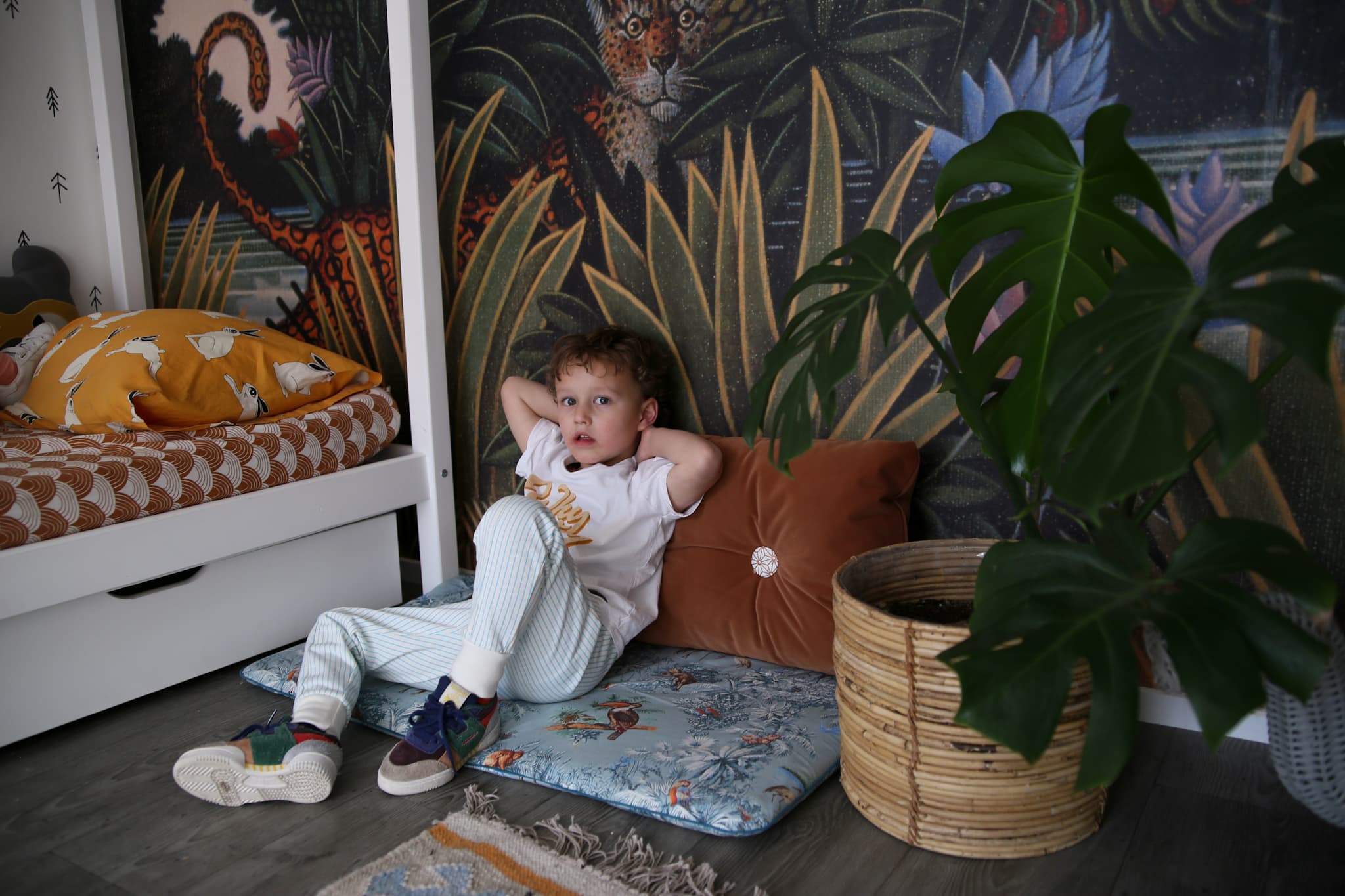 jongenskamer jungle stijl