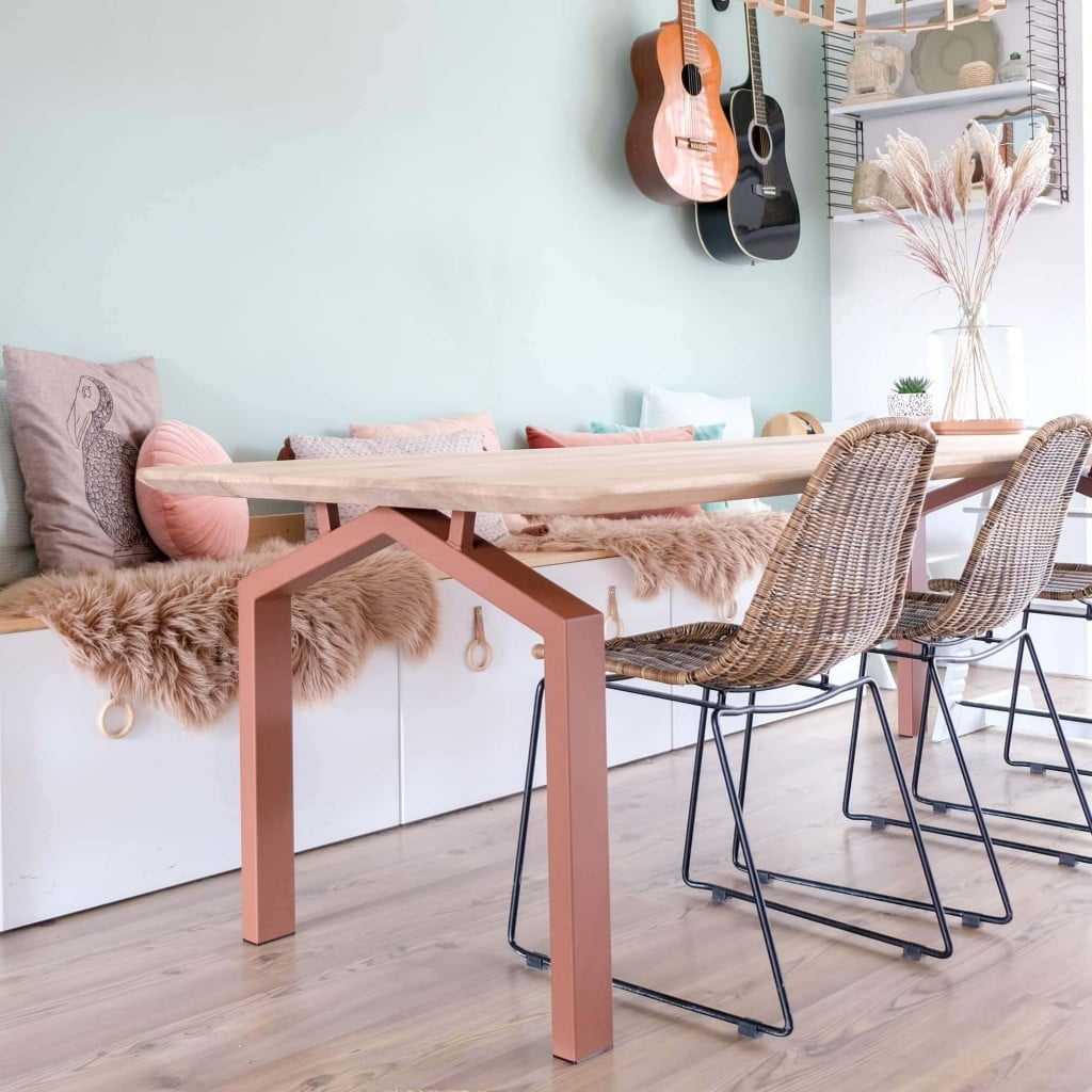 een tafel ontwerpen bij meneer van hout