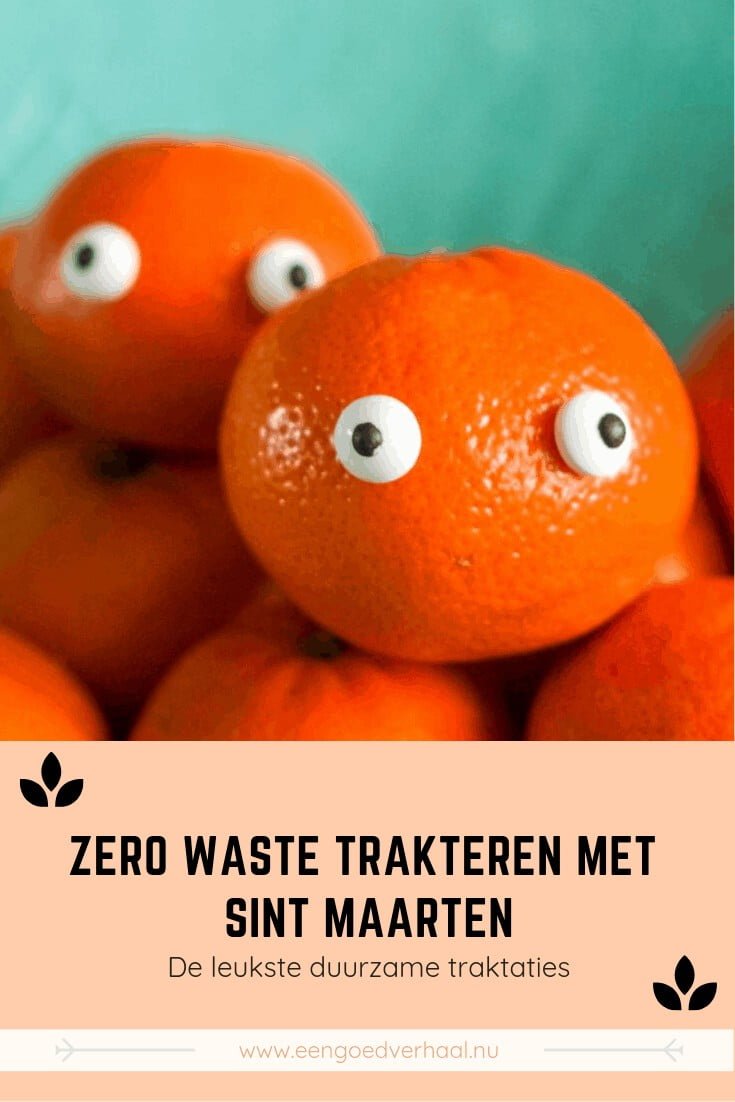 zero waste trakteren met sint maarten inspiratie