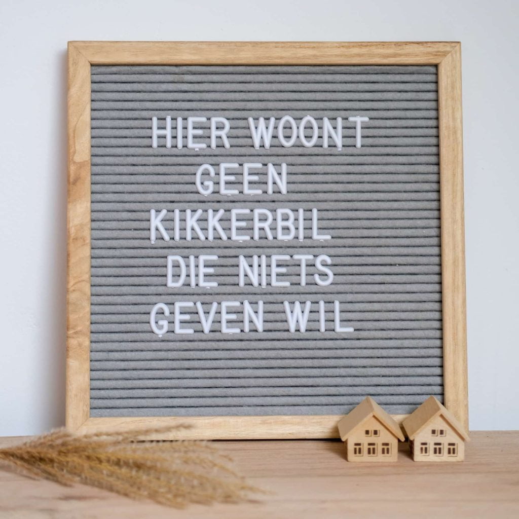 letterbord lightbox teksten over sint maarten