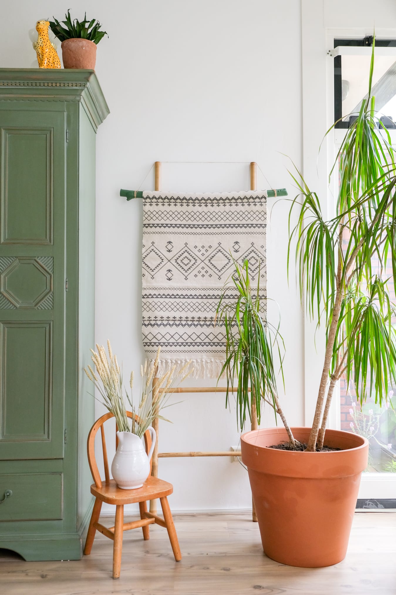 muurhanger van vloerkleedje maken