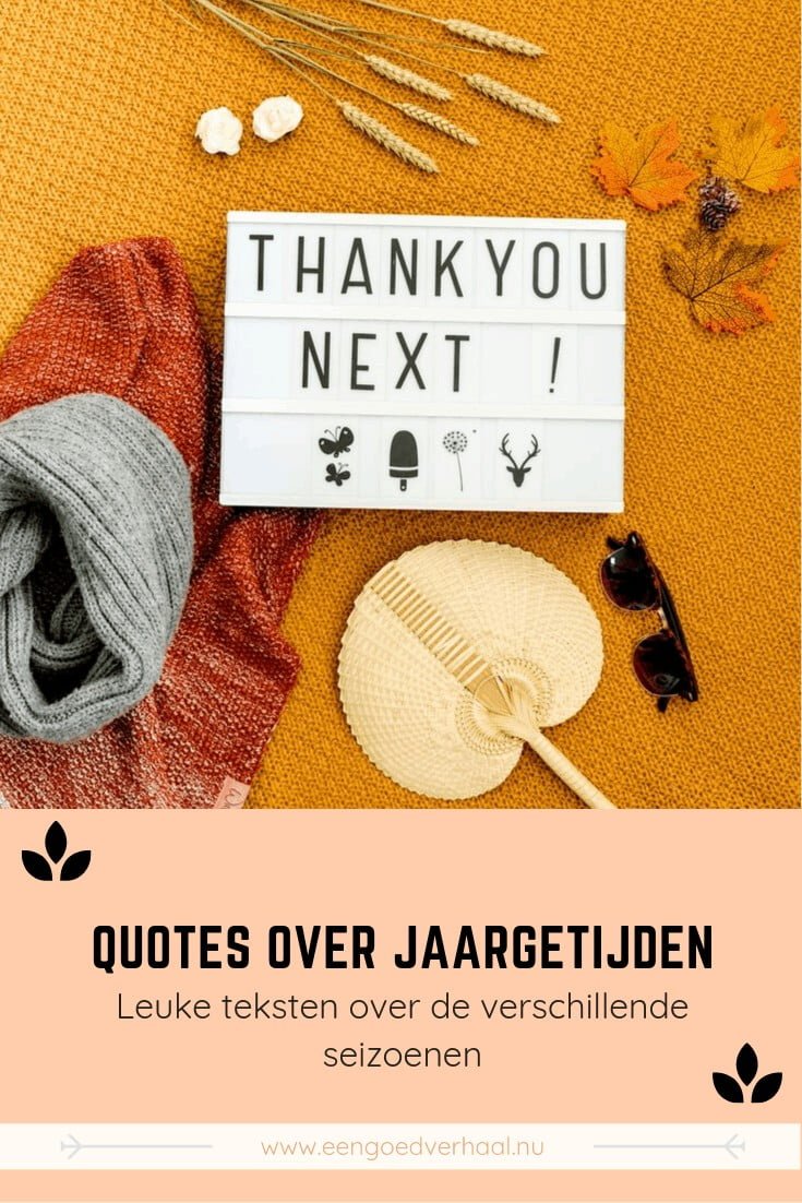 pinterest quote seizoenen