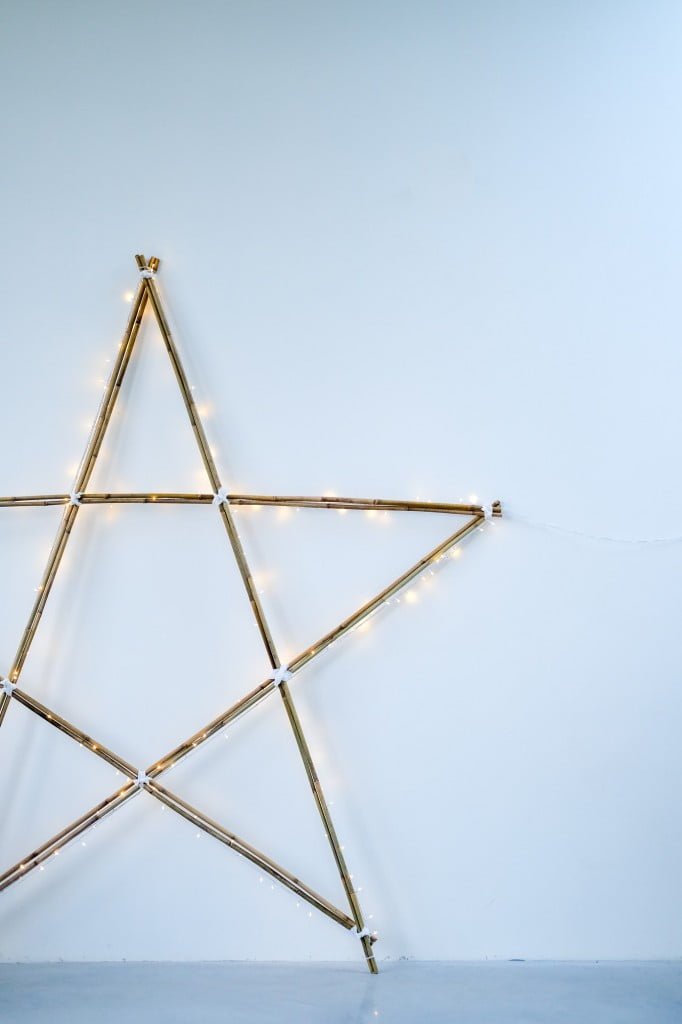 kerstster verlichting diy