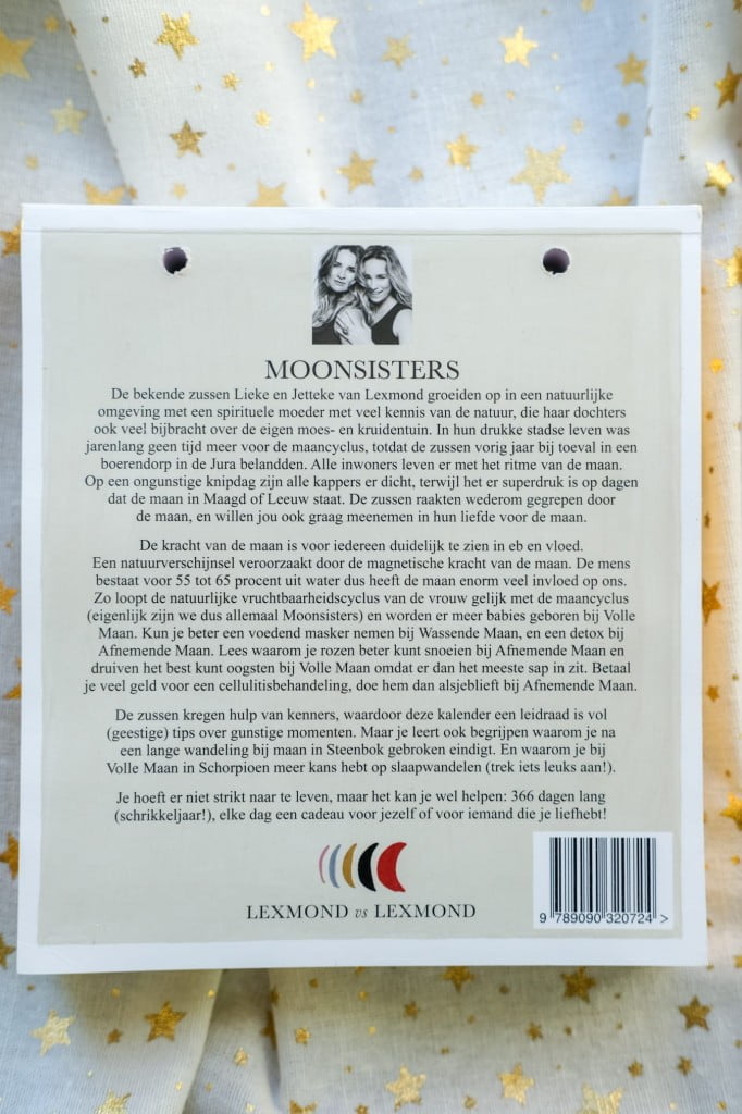 moonsisters scheurkalender lexmond vs lexmond