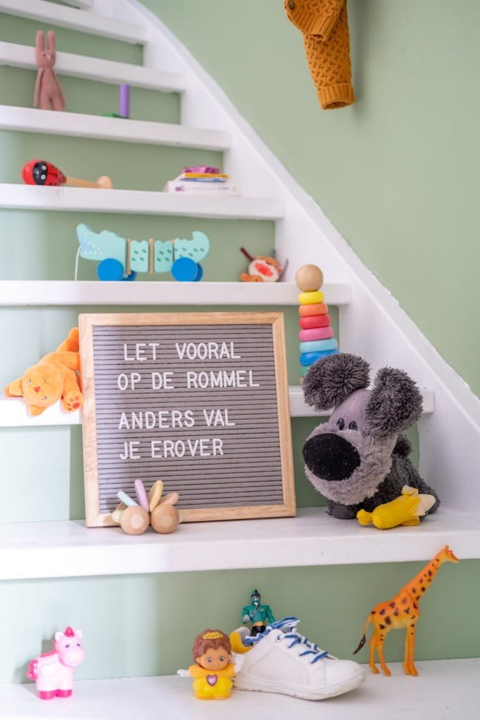 letterbord rommel opruimen tekst