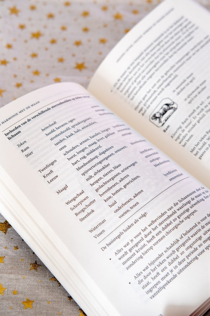 stand van de maan huishouden