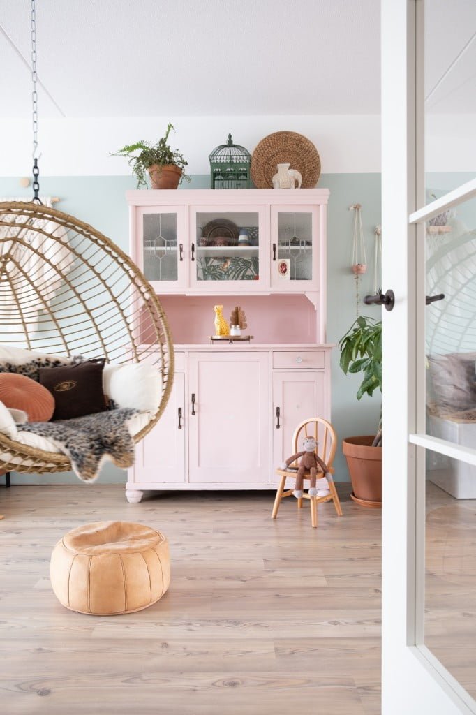 zit een hangstoel lekker