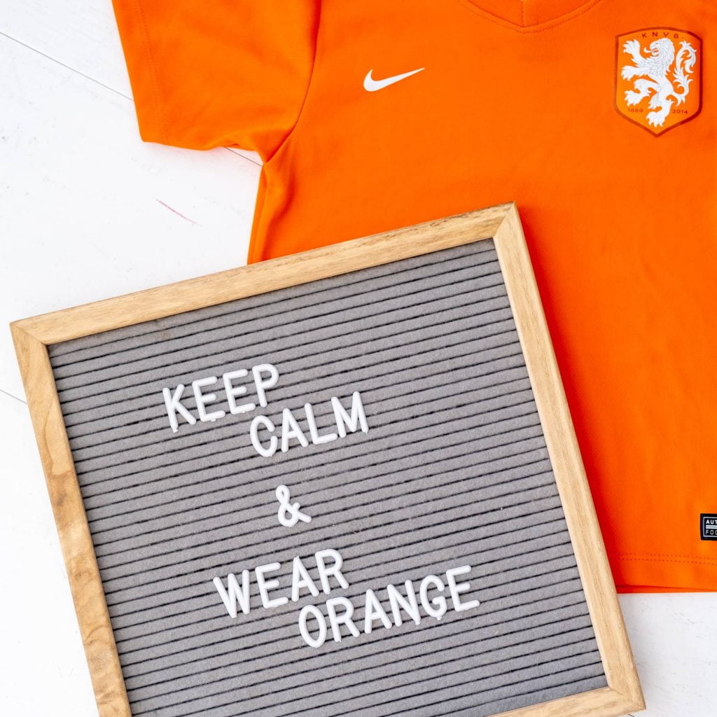 koningsdag teksten letterbord