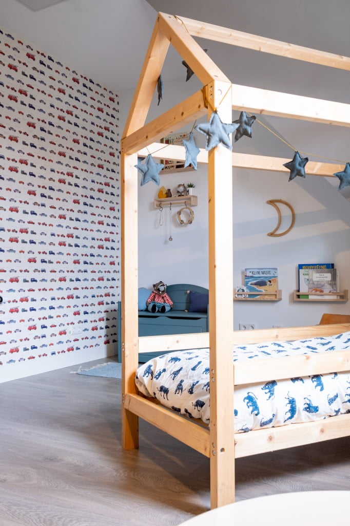 naturel bedhuisje jongenskamer