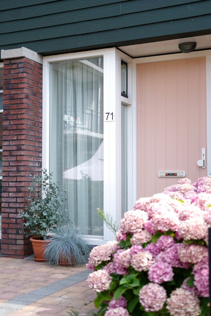 tegels eruit groen erin