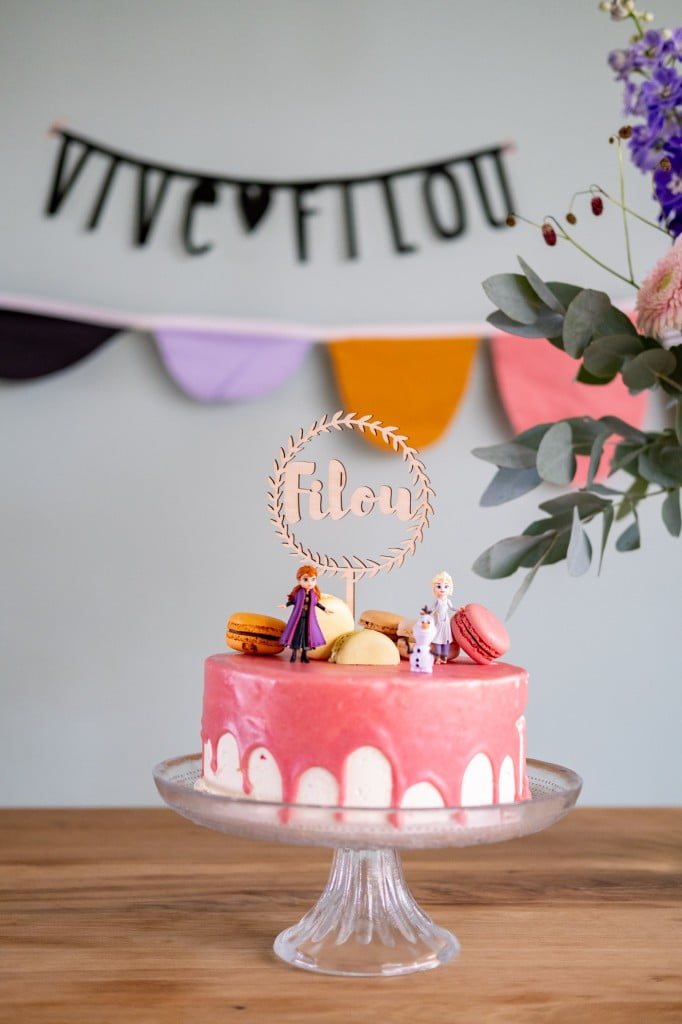 frozen dripcake roze