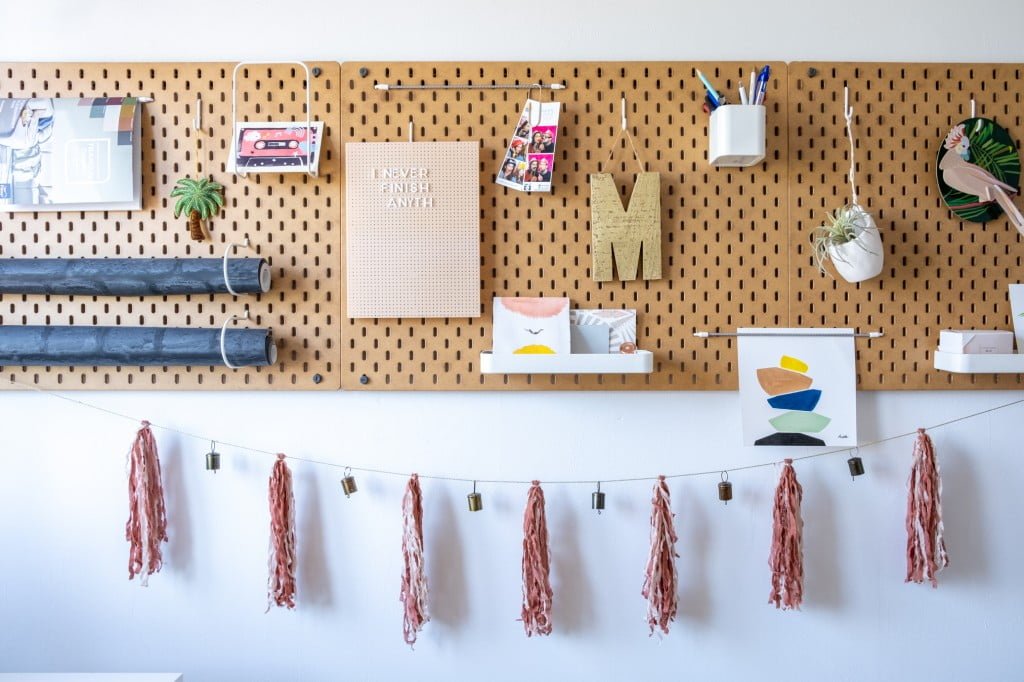 ikea skadis wandorganizer