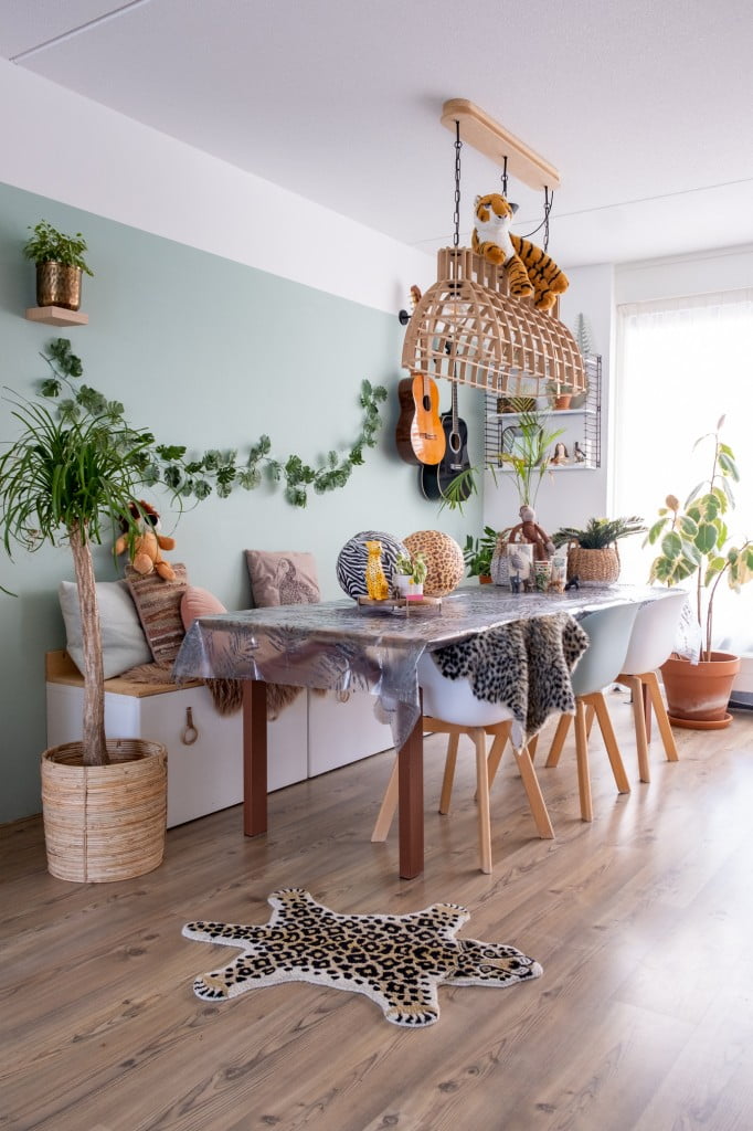 jungle feestje kamer versiering