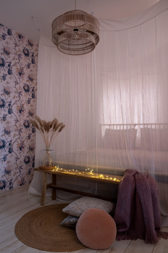 bedtent romantische slaapkamer