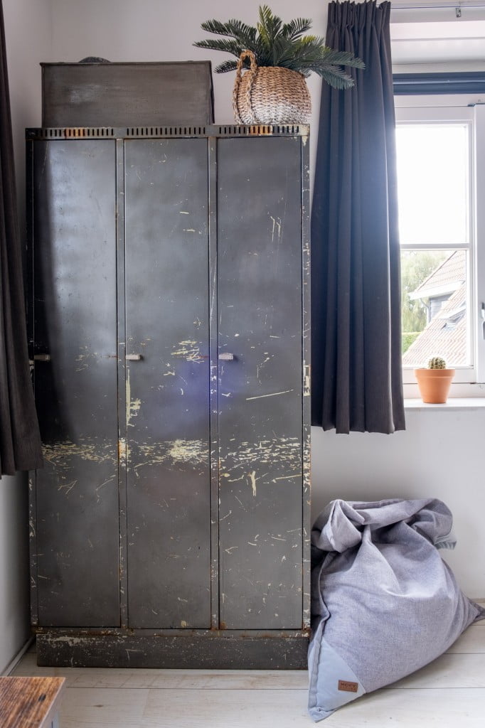 lockerkast industrieel jongenskamer