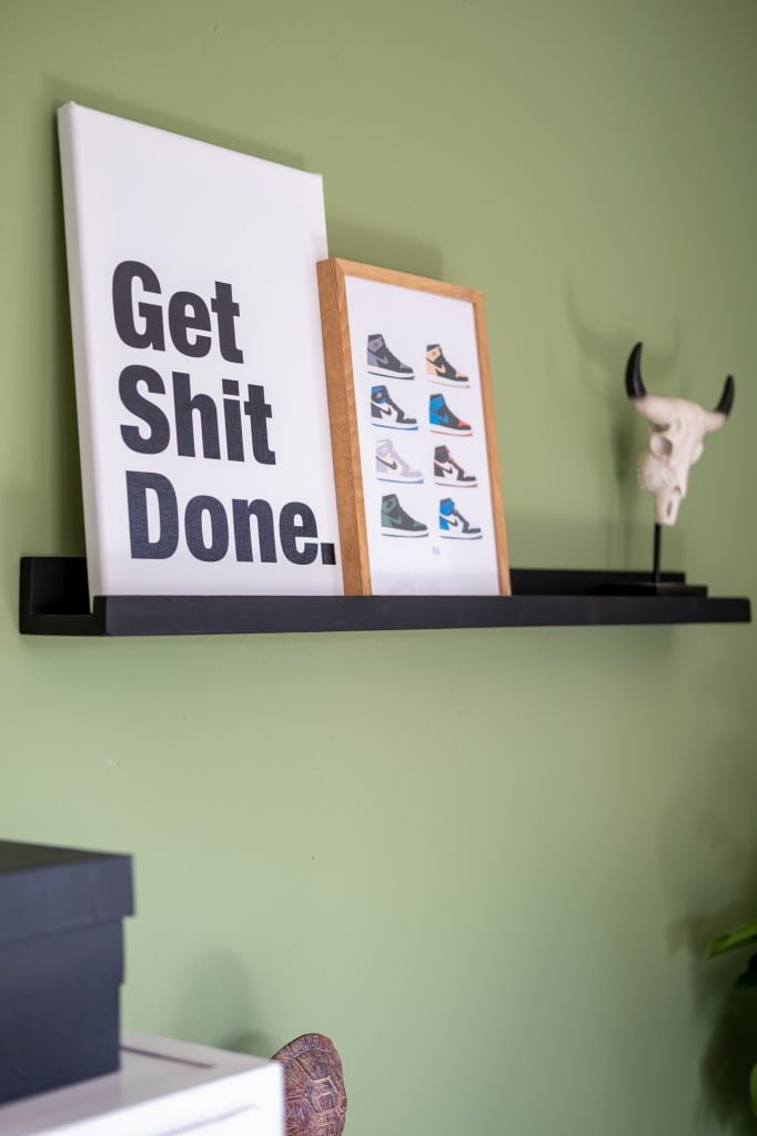 get shit done canvas poster