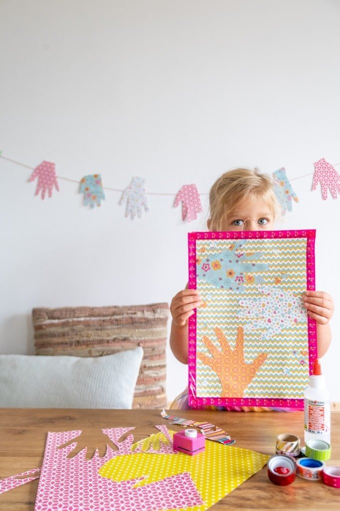 knutselen met kinderhandjes afscheid