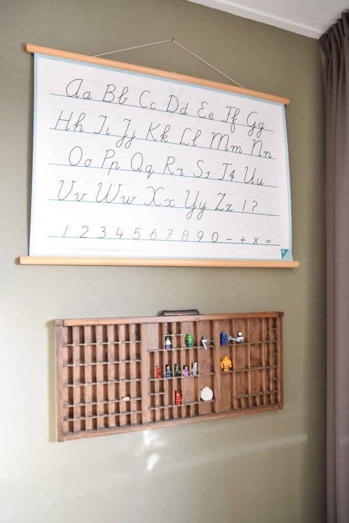 groene muur jongenskamer