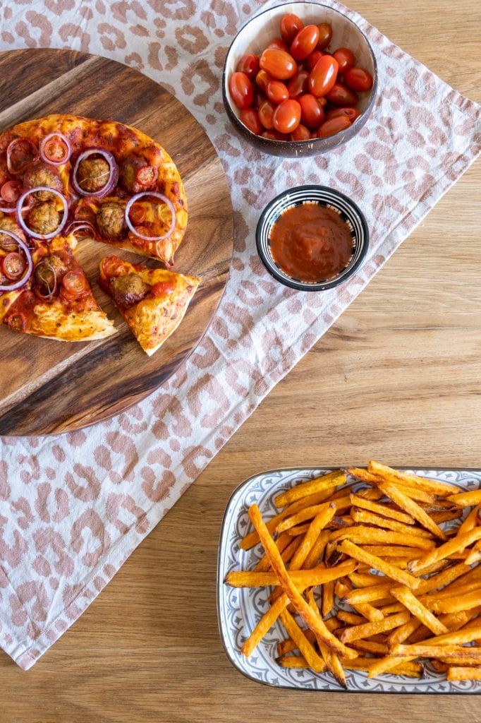 pizza's zelf maken met kinderen