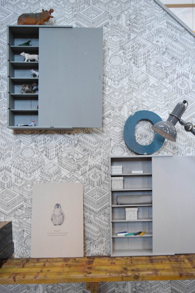 industriele kasten kinderkamer