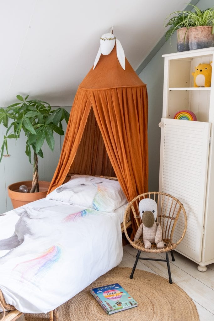 dekbedovertrek kinderkamer thema ruimte