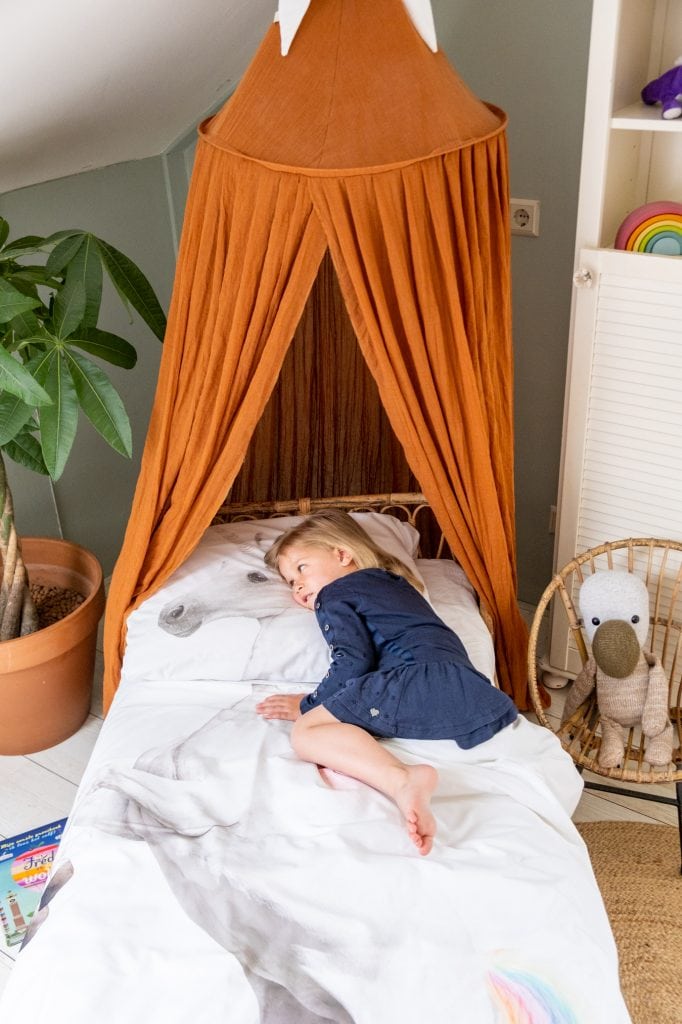 ruimtevaart kinderkamer beddengoed