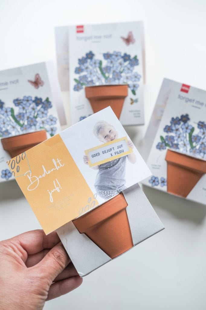 klein afscheidscadeautje voor juf