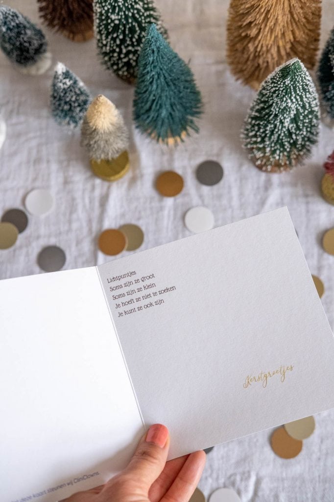 kerstkaart cliniclowns