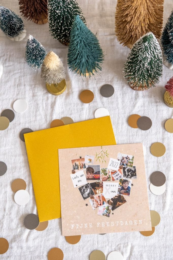 kraft kerstkaarten personaliseren