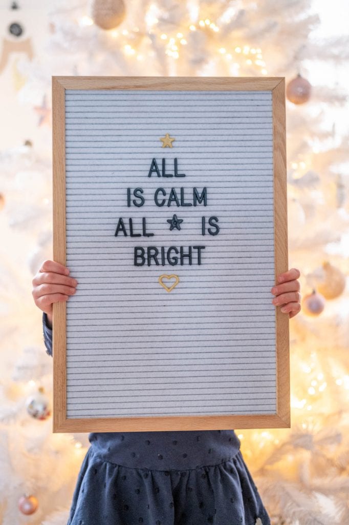 teksten over kerstavond