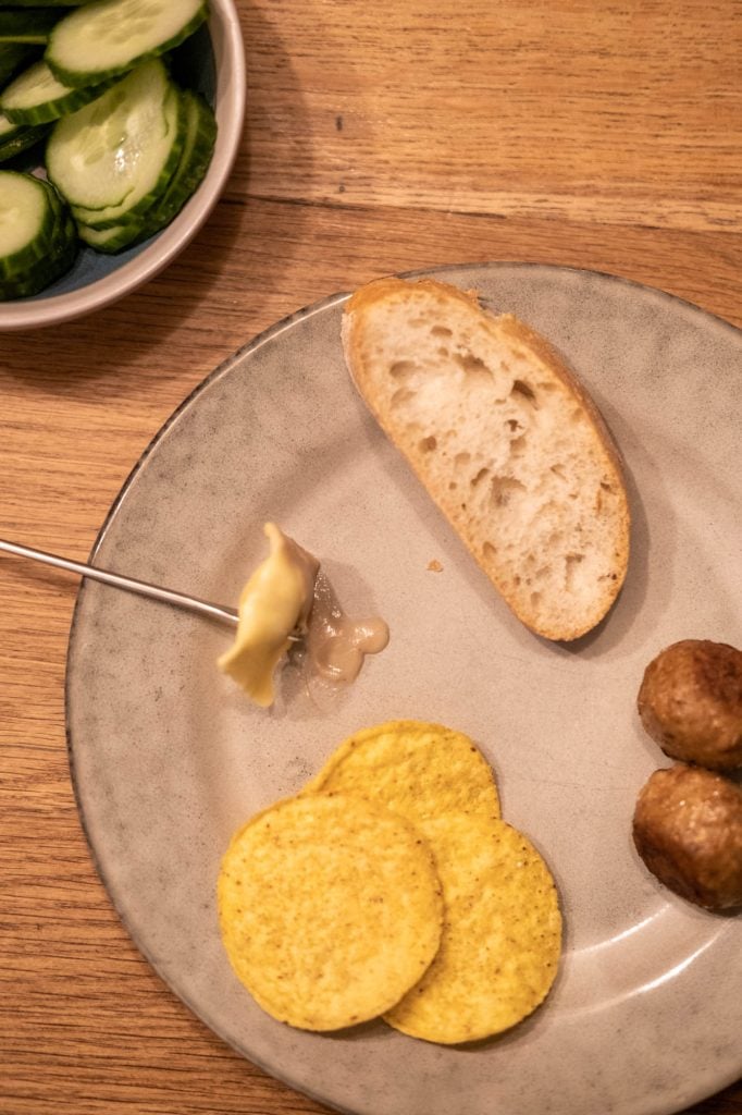 vegetarische hapjes bij kaasfondue