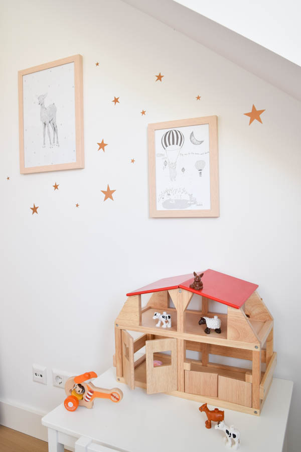 speelhoekje in de slaapkamer meisje