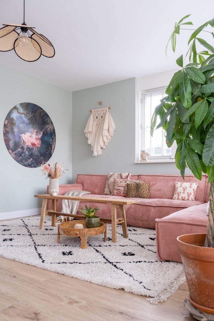 salontafels in de woonkamer