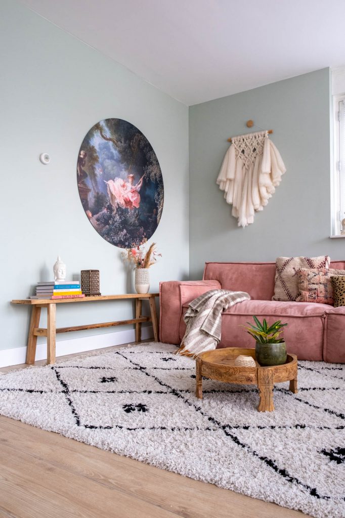 sidetable in de woonkamer styling