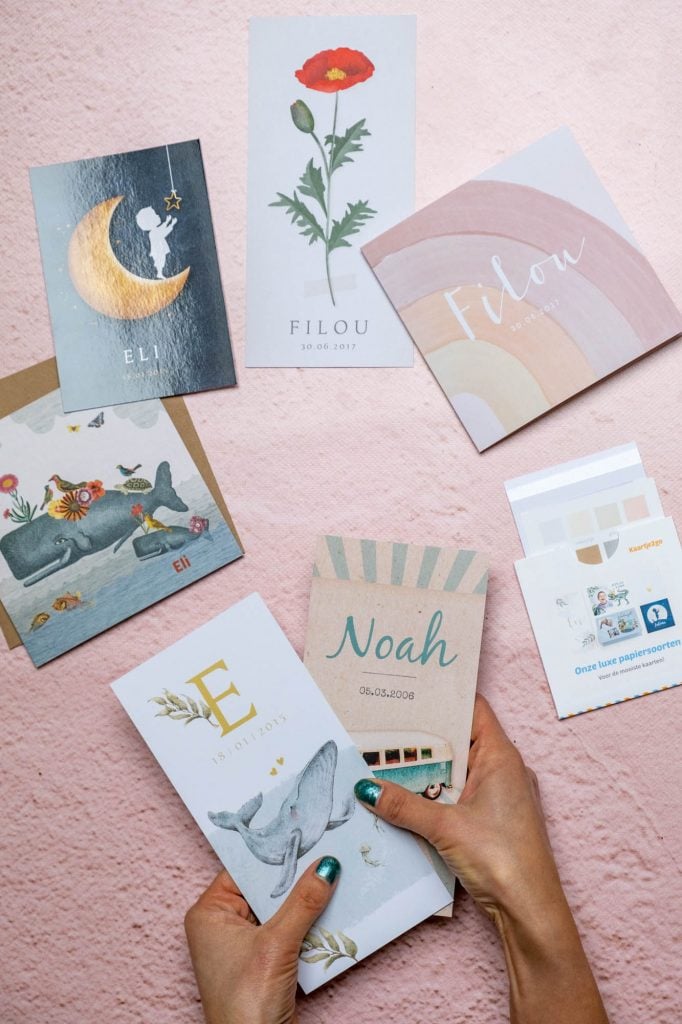passende geboortekaartjes vinden