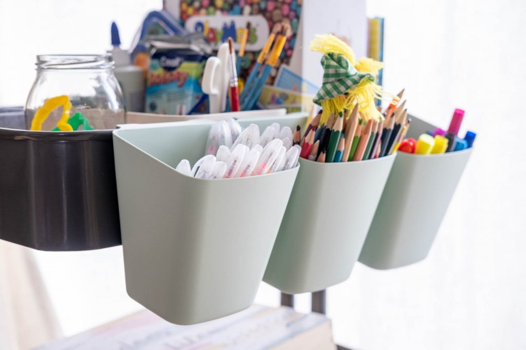 ikea sunnersta bakjes tekenspullen opbergen