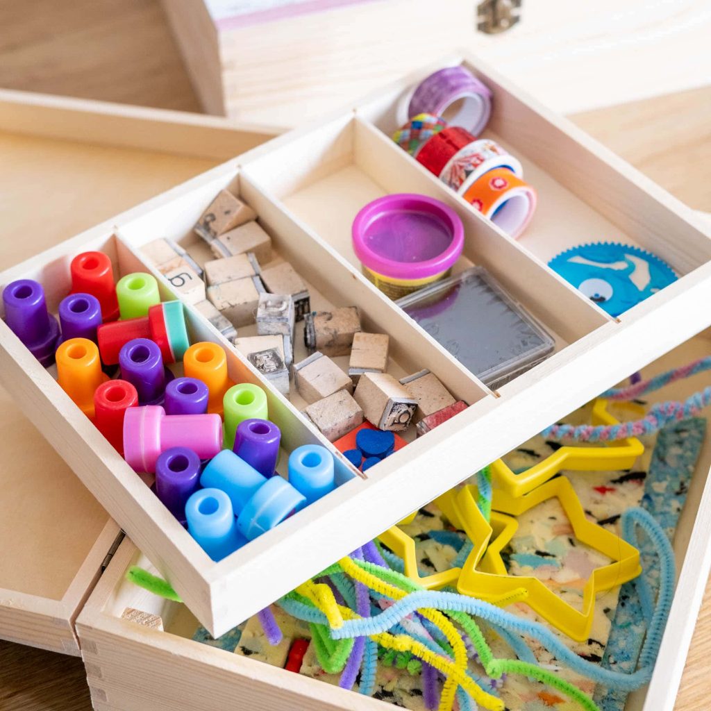 knutselspullen opbergen tips